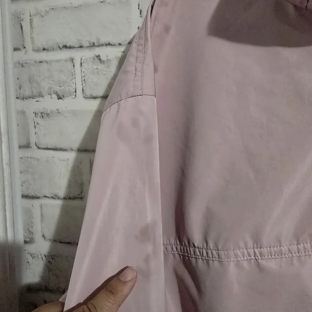 Noize Naomi Oversized Quarterzip Windbreaker Jacket Pink size L‎